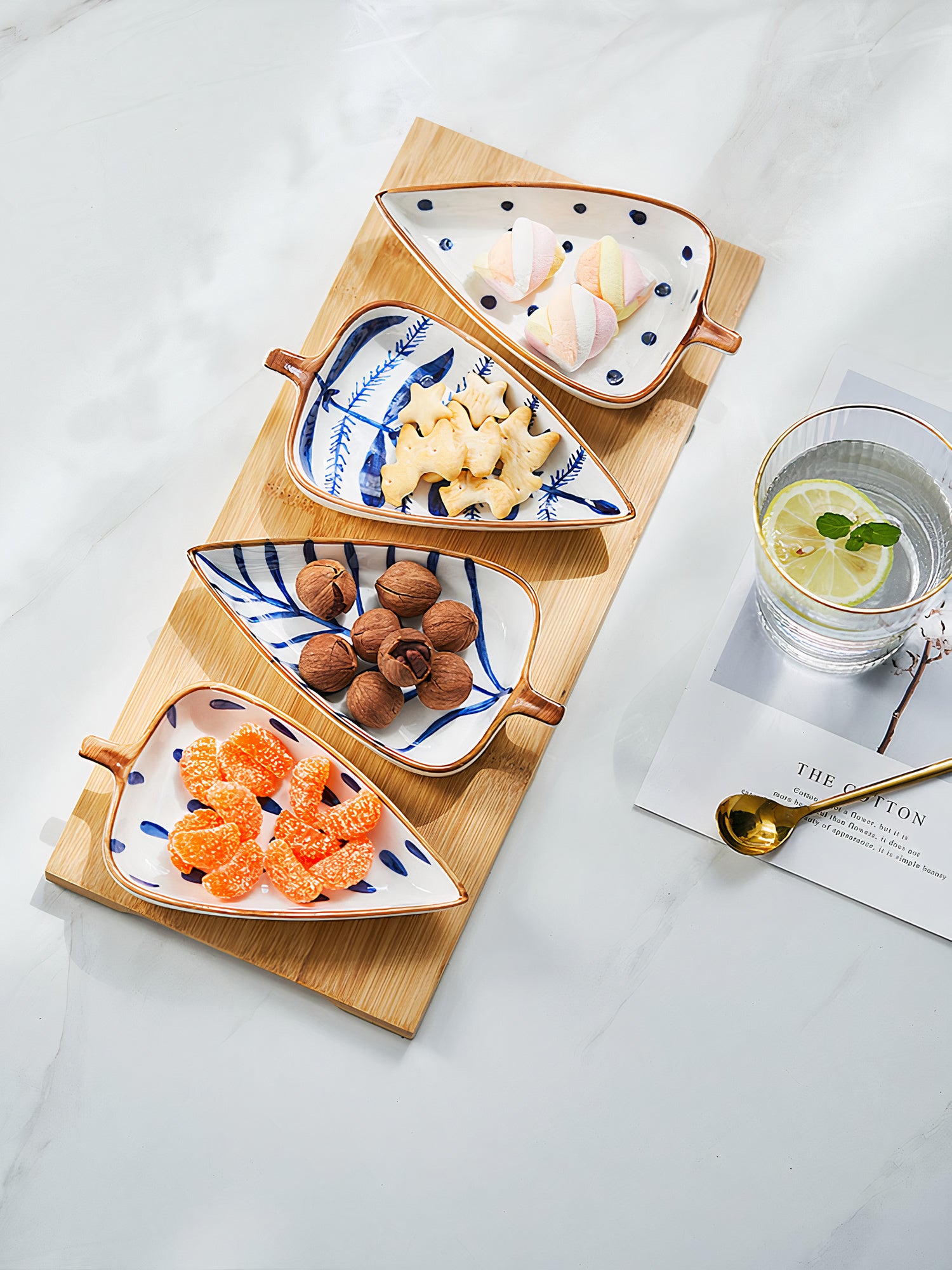 Serrate Leaf Bowls