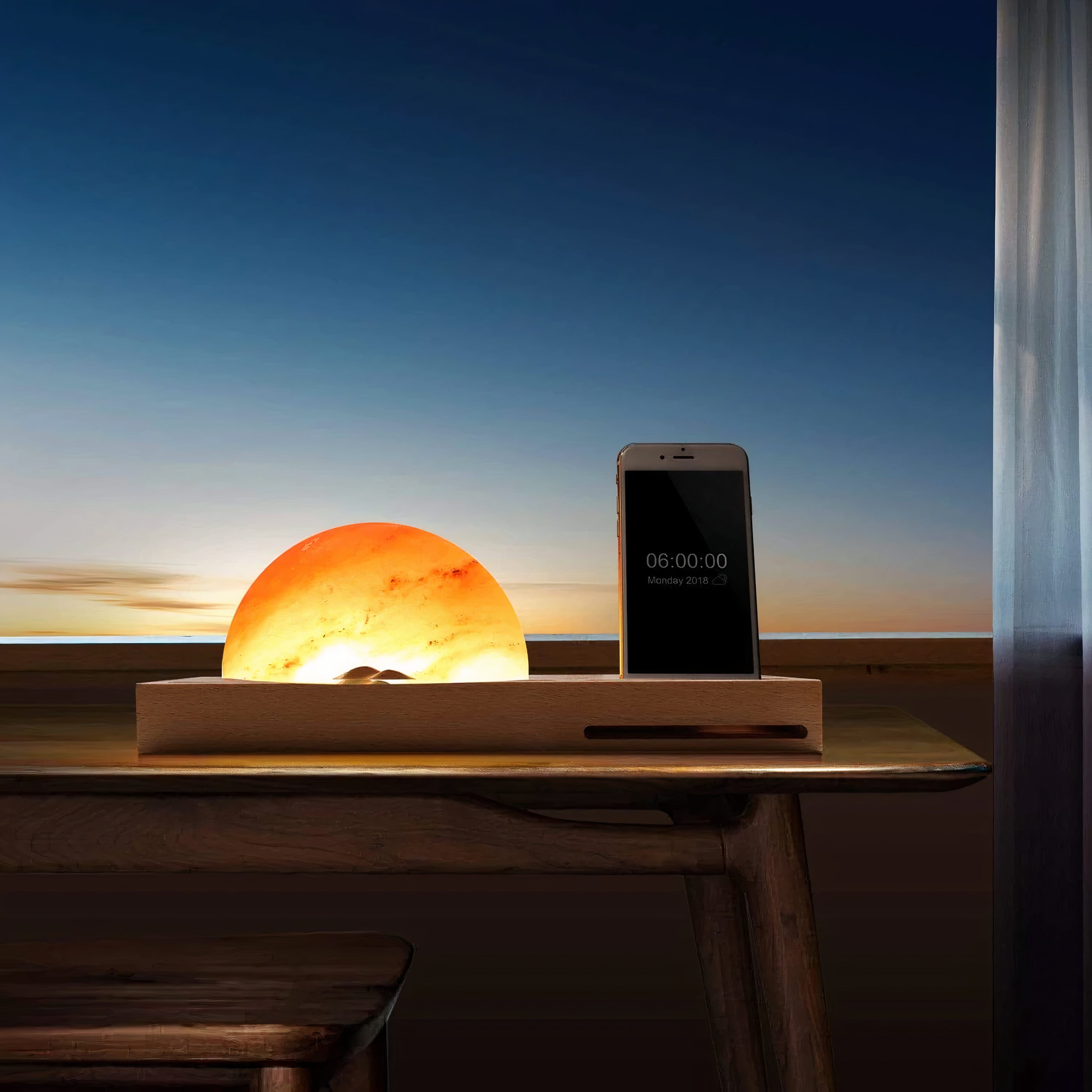 Sunrise Rock Lamp