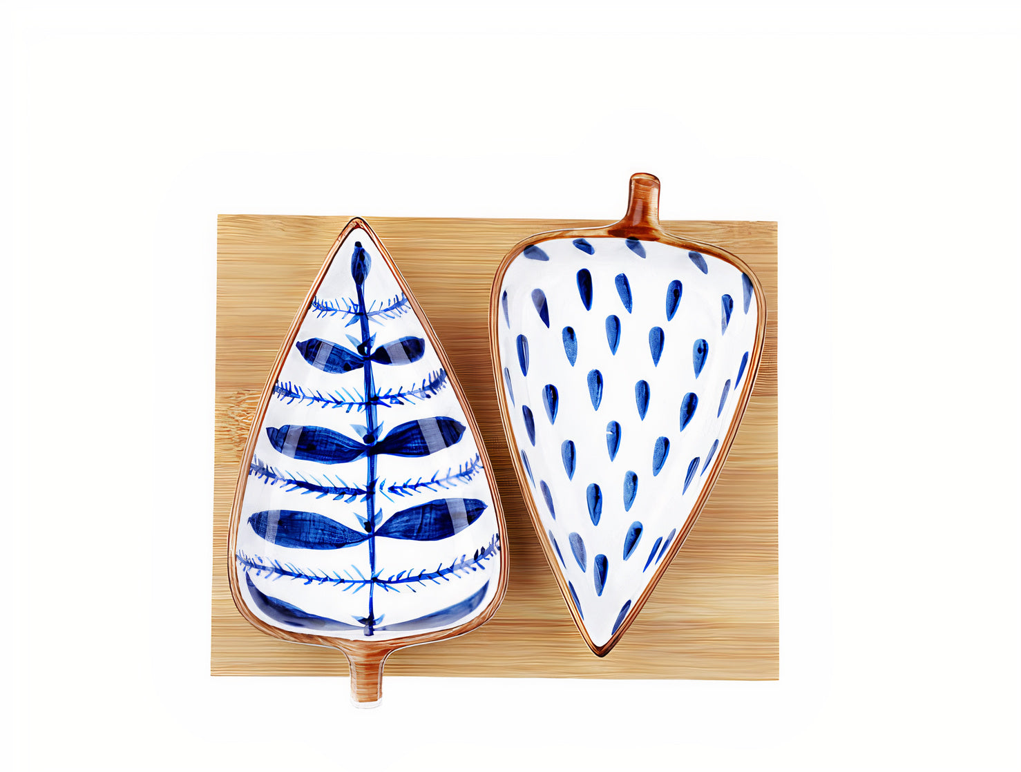 Serrate Leaf Bowls